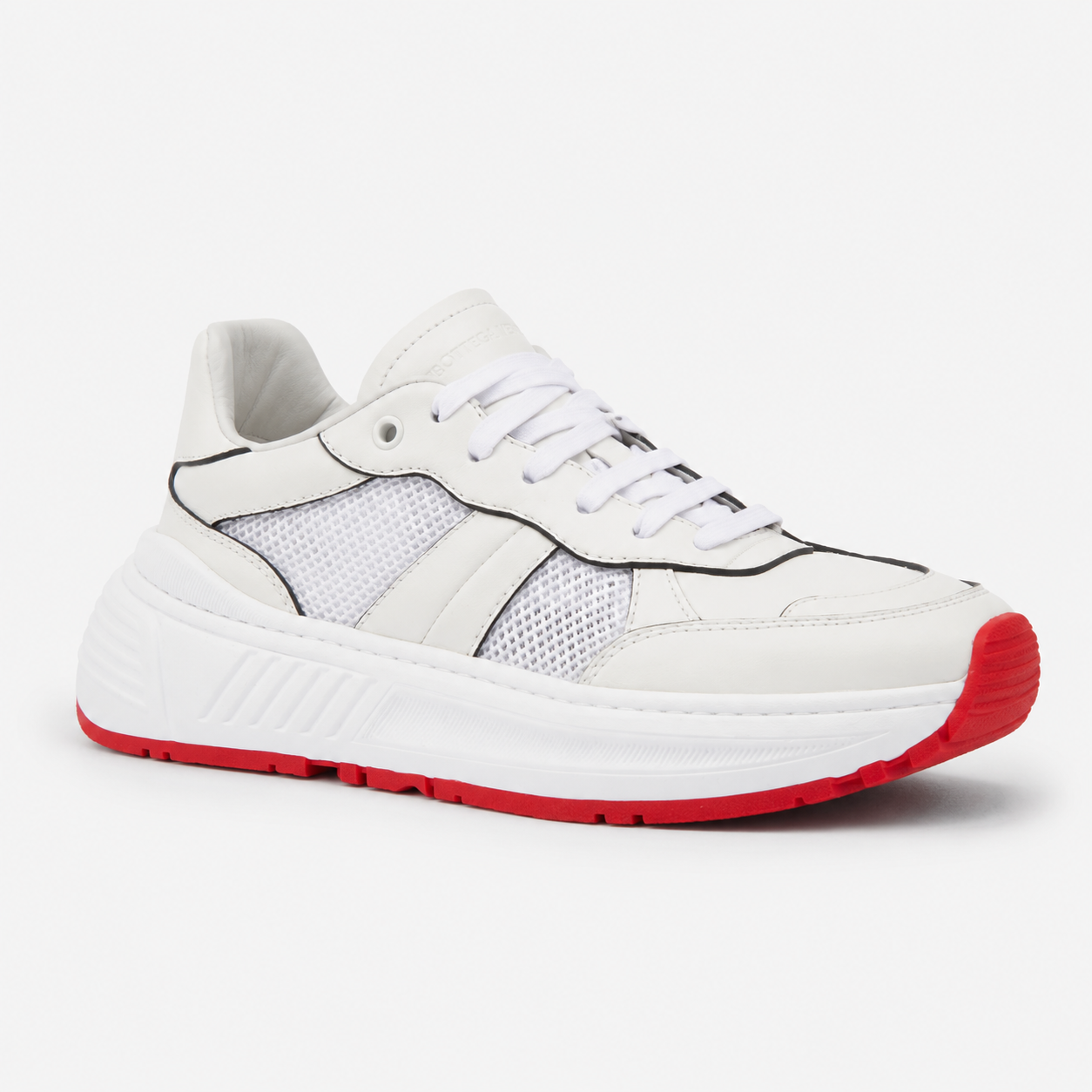 Bottega Veneta Mens Speedster Athletic Sneakers White