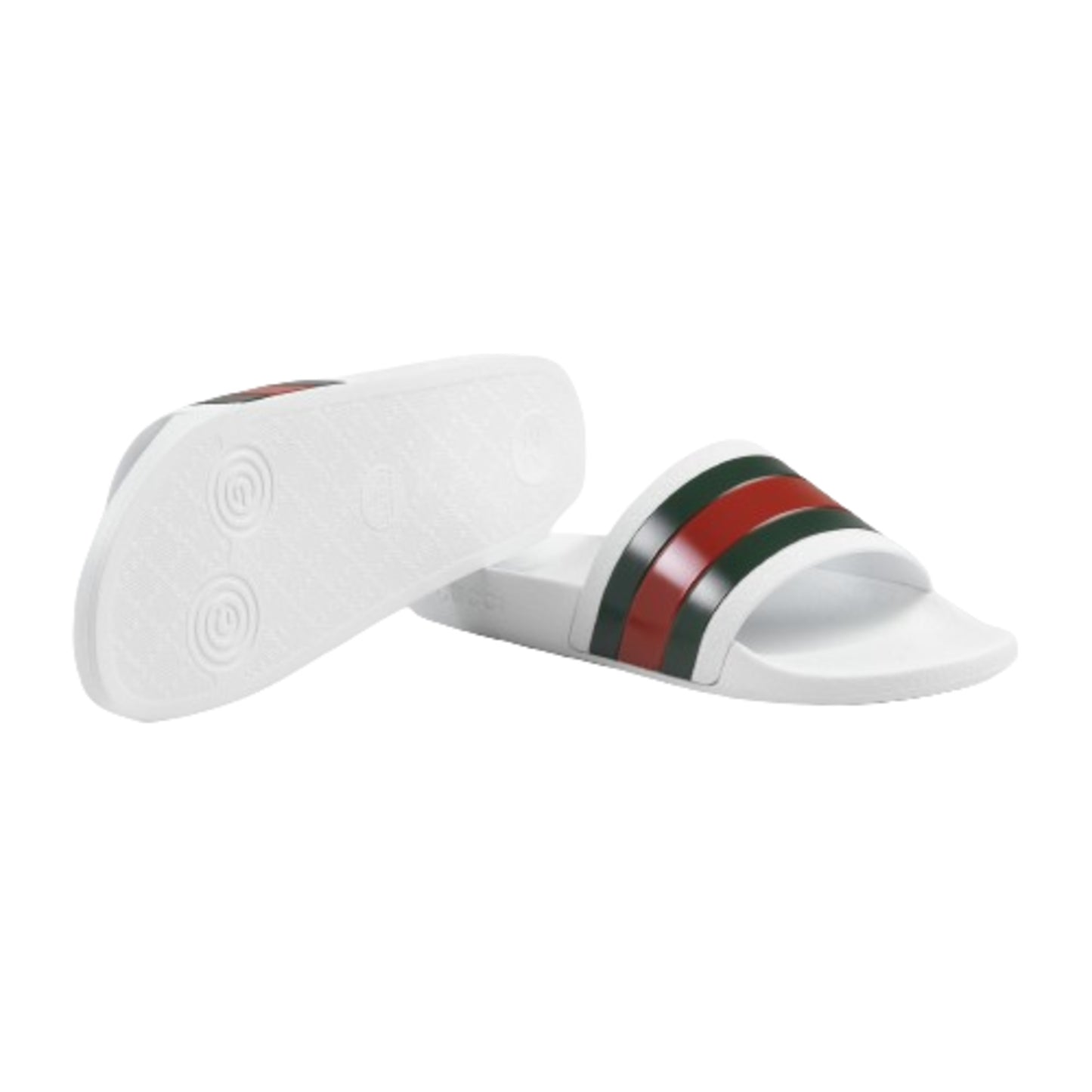 Gucci Pursuit Pool Web Rubber Slides