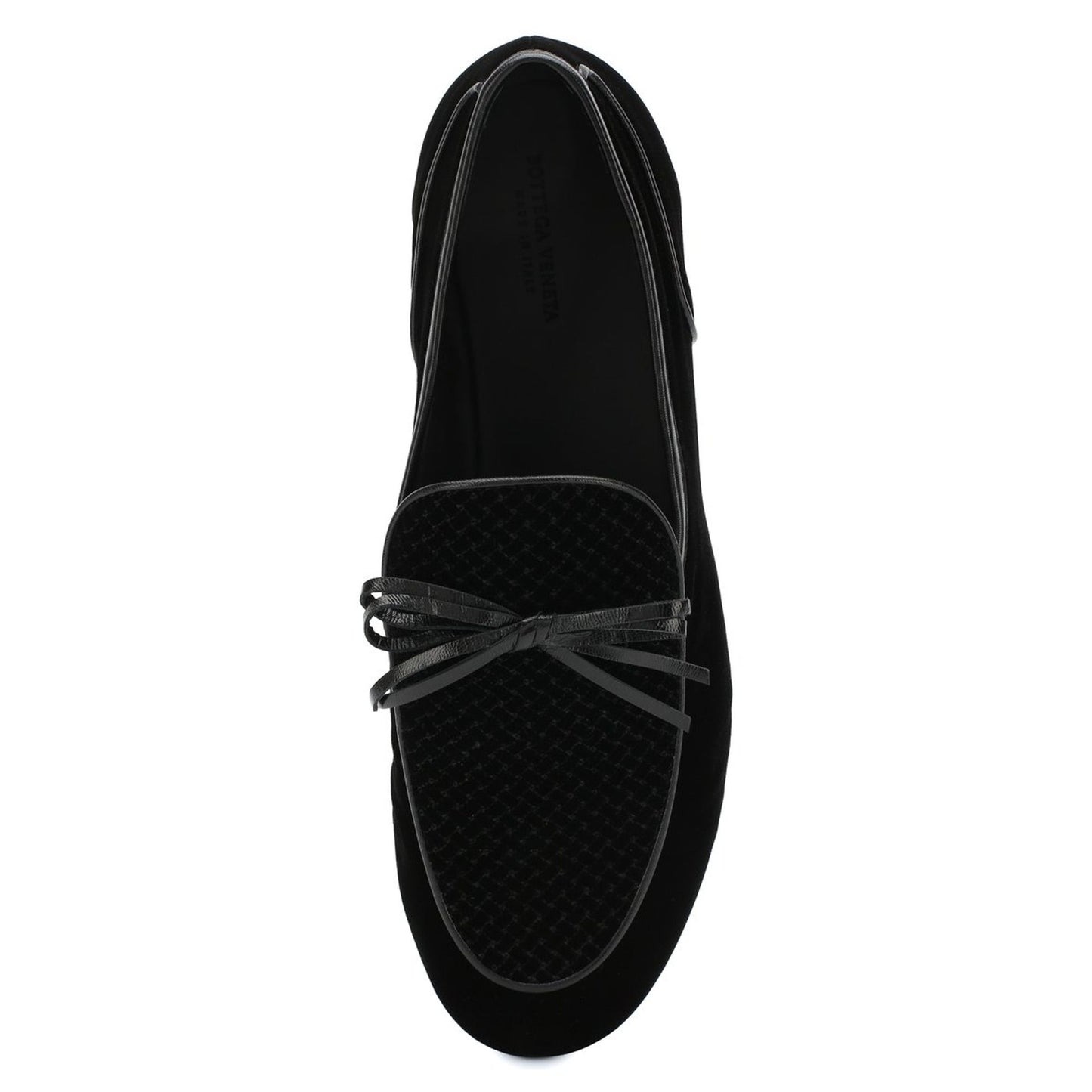 Bottega Veneta Trinity Intrecciato Velvet Loafers