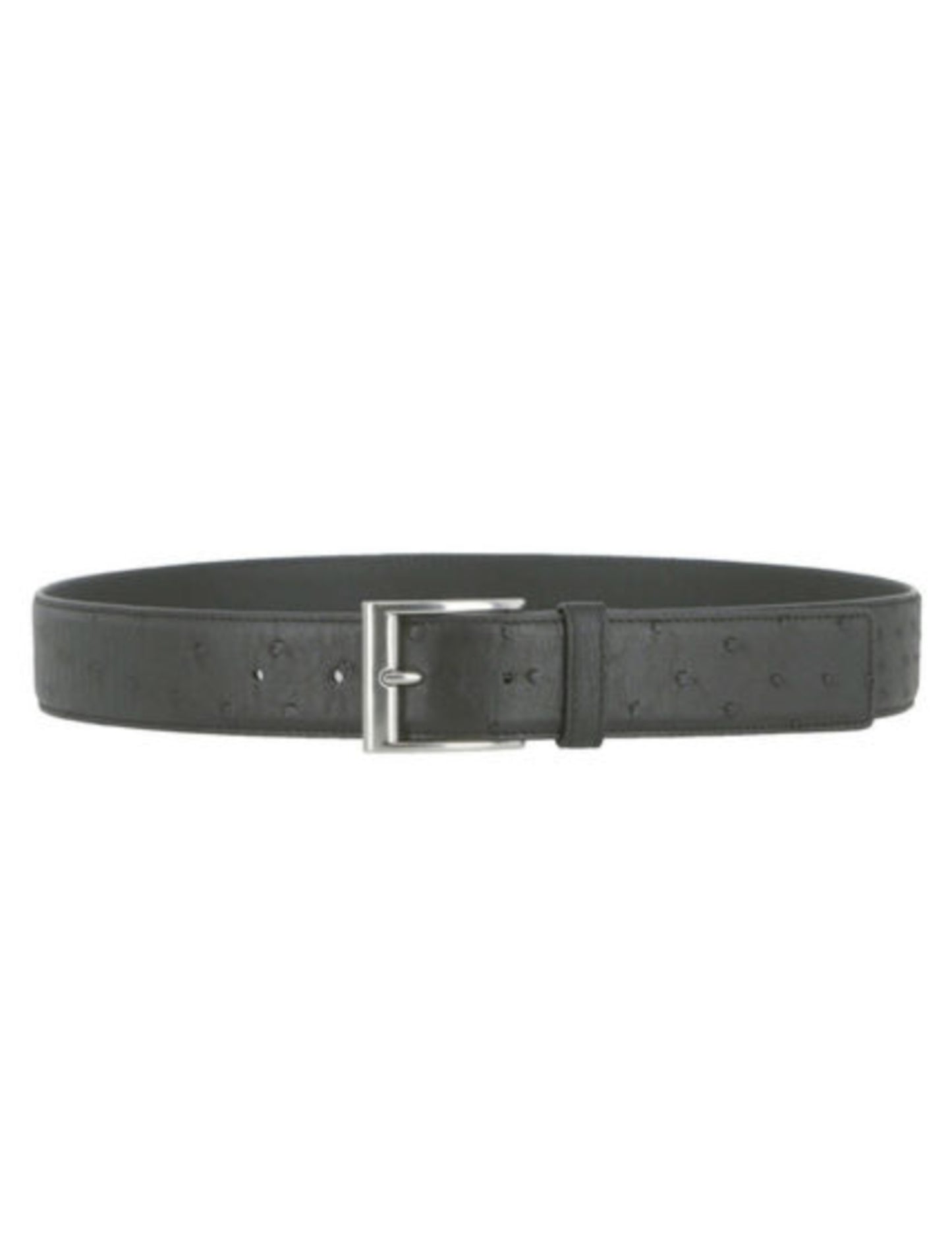 Bottega Veneta Mens Leather Belt in Black