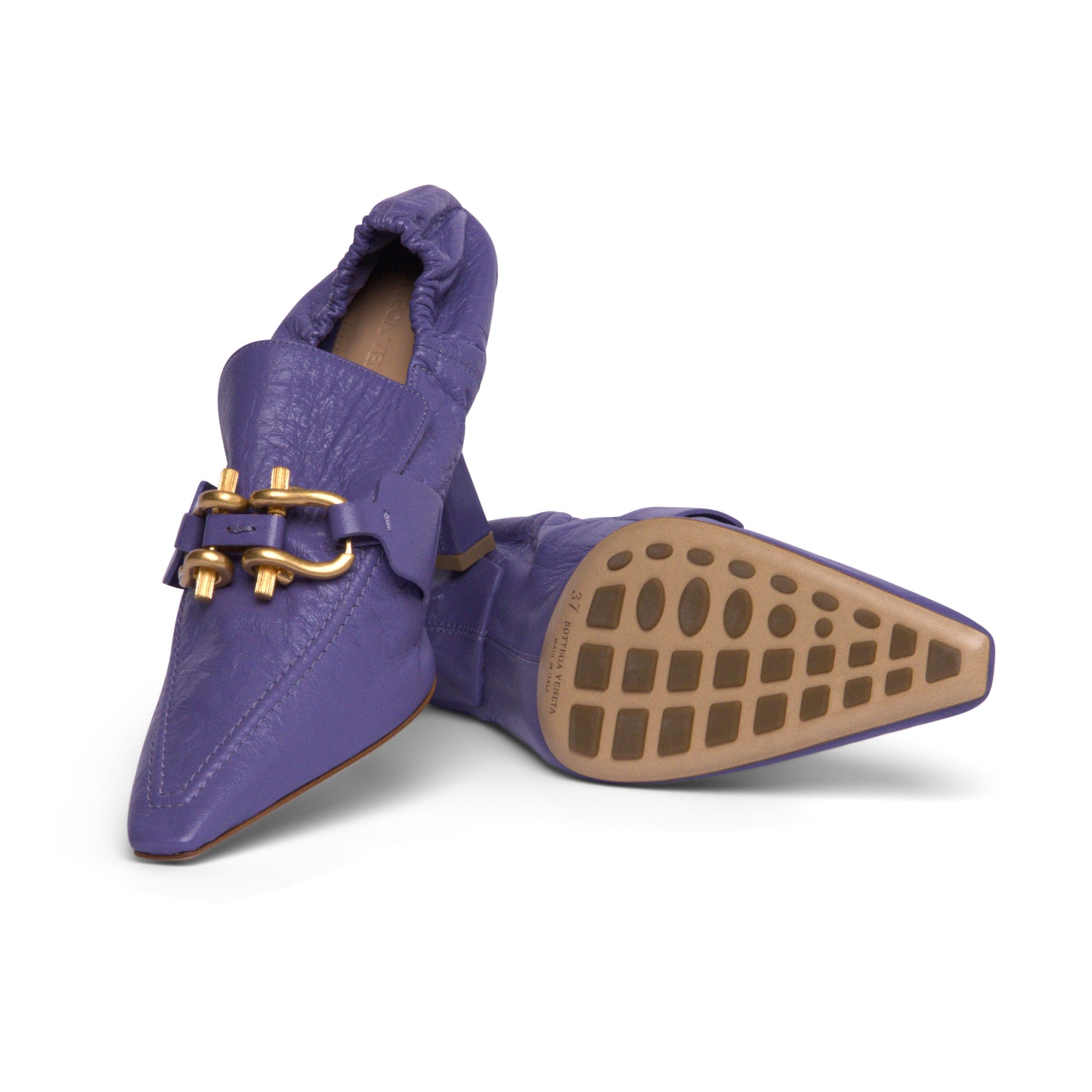 Bottega Veneta Ladies The Madame 90Mm purple Pumps