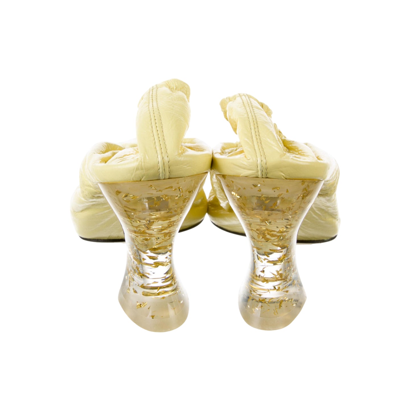 Bottega Veneta Ladies Almond Toe Elasticated 75Mm Pumps