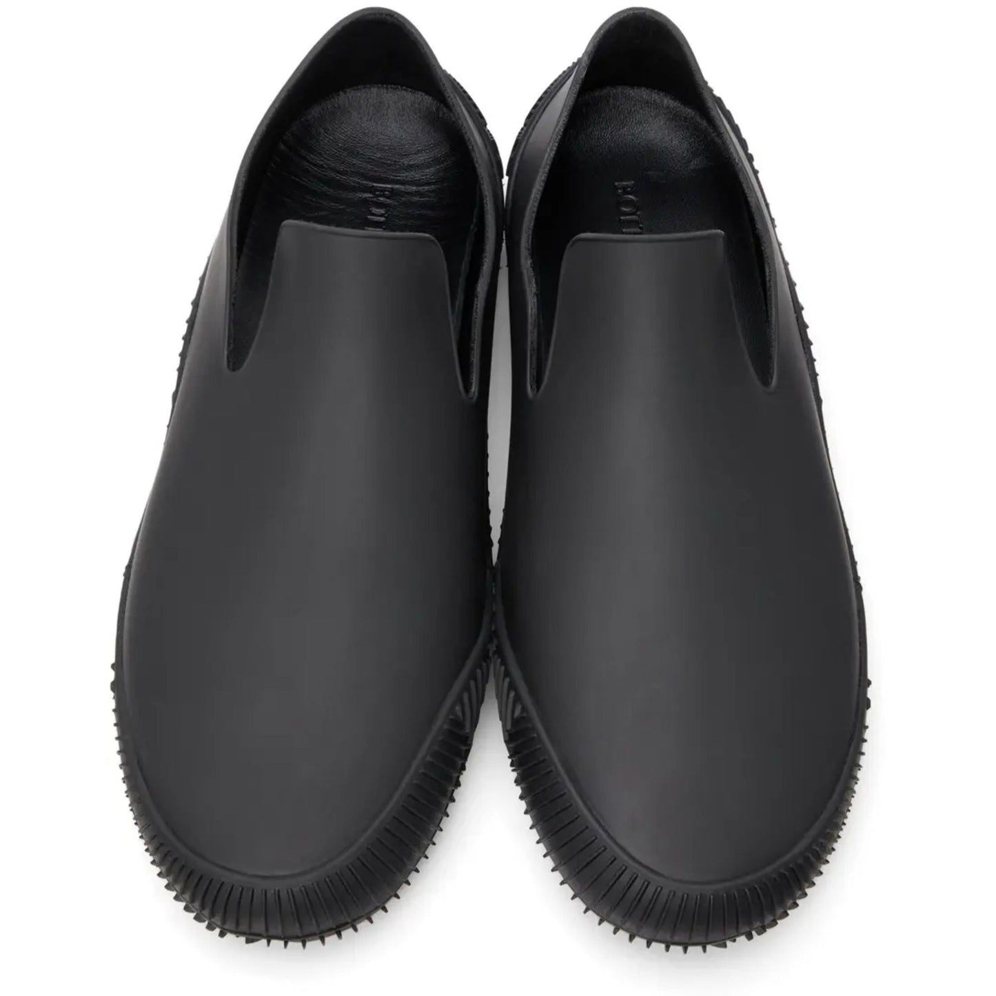 Bottega Veneta Ladies Matte Rubber Slip-on Drivers