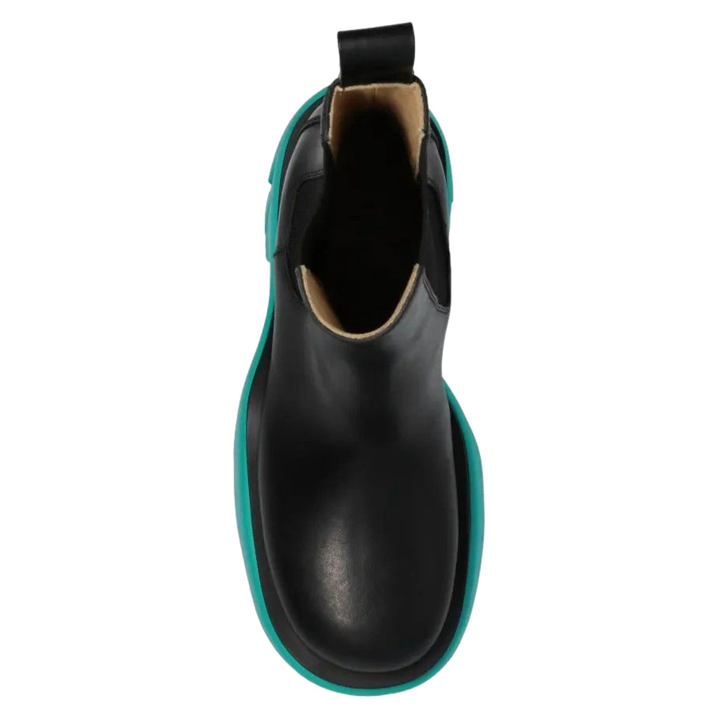 Bottega Veneta Ladies Contrast Sole Platform Ankle Boots