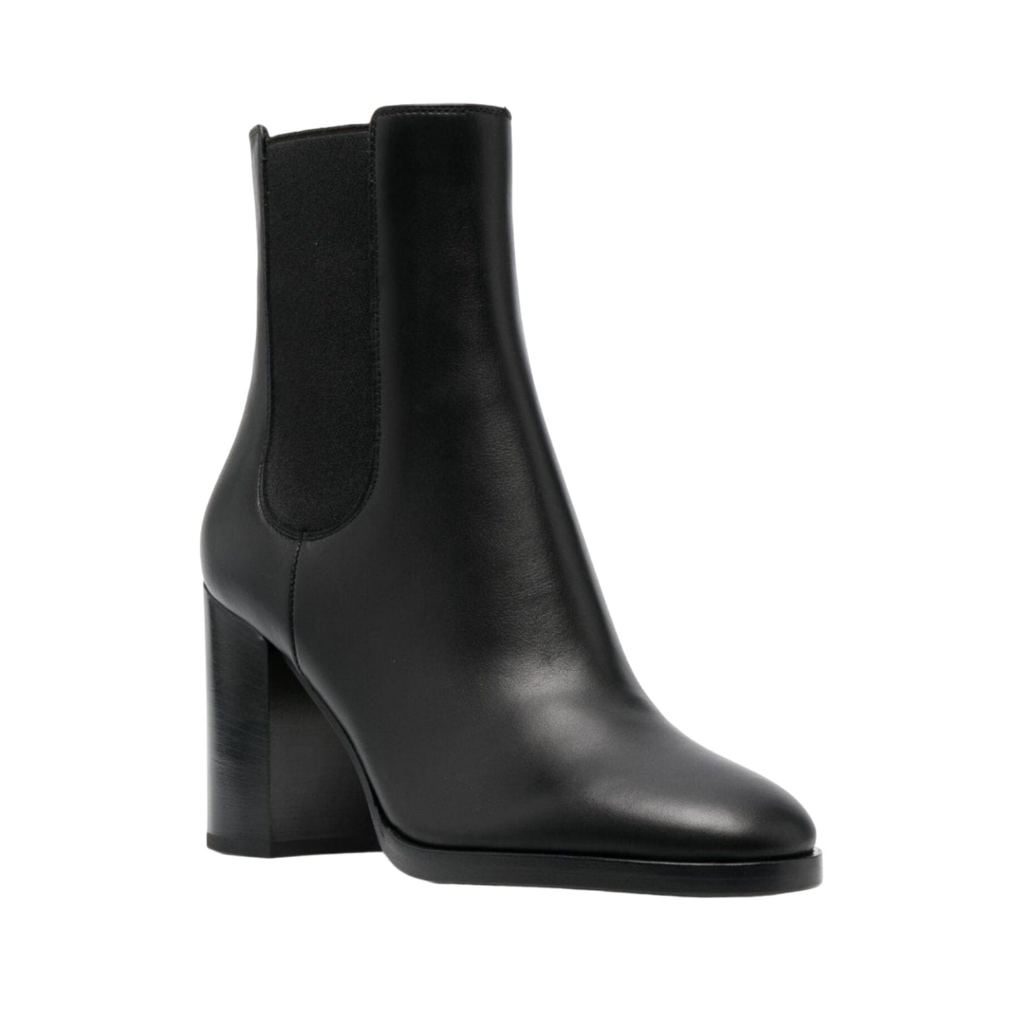 Bottega Veneta Black Heel Leather Storm Chelsea Boot