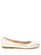 Tod's Studded Ballet Flats in GOLD