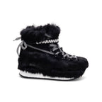 Hogan Lace-Up Ankle Length Boots in BLACK