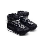 Hogan Lace-Up Ankle Length Boots in BLACK