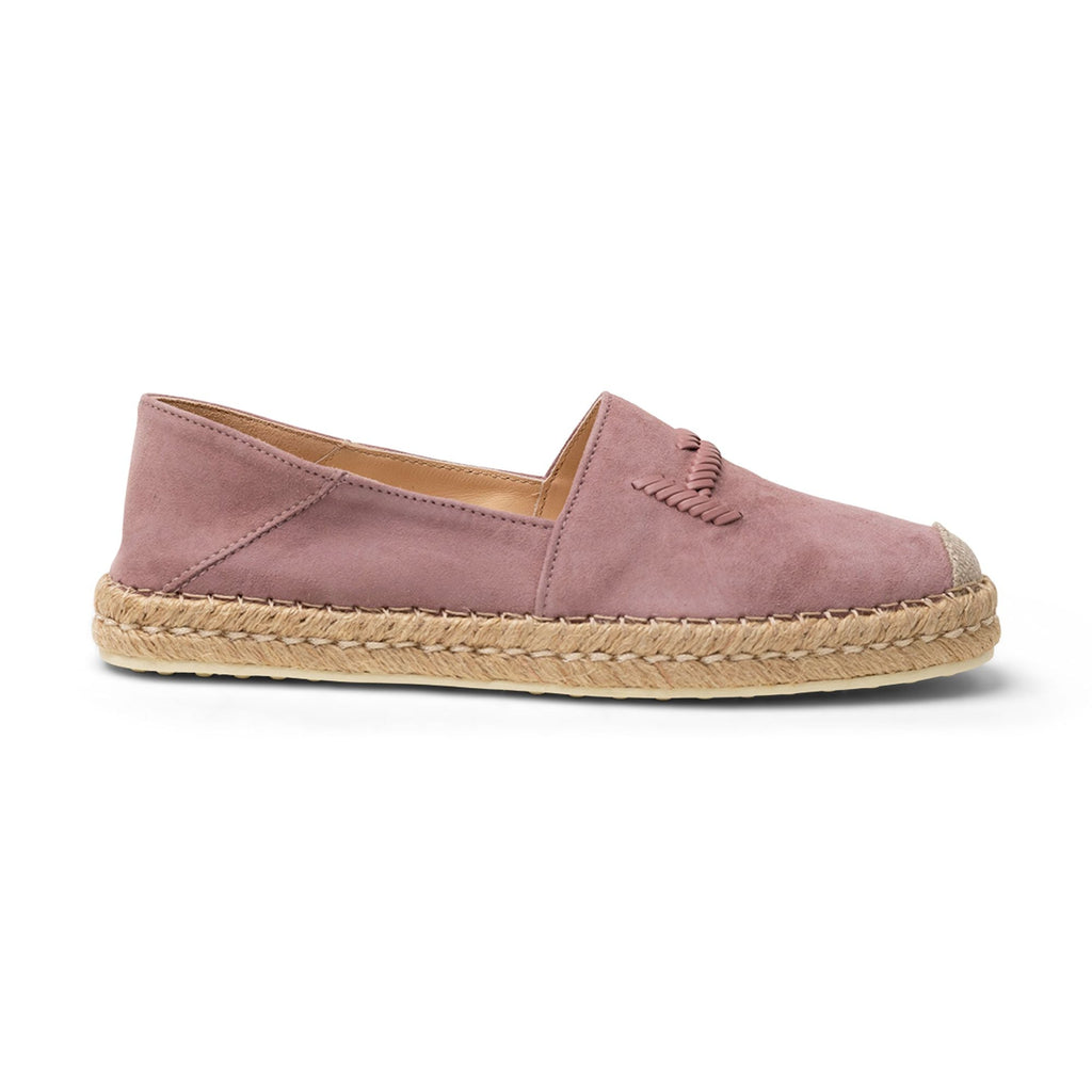 Tod's Suede Espadrilles in PINK
