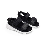 Hogan Touch-Strap Chunky Sandals in BLACK
