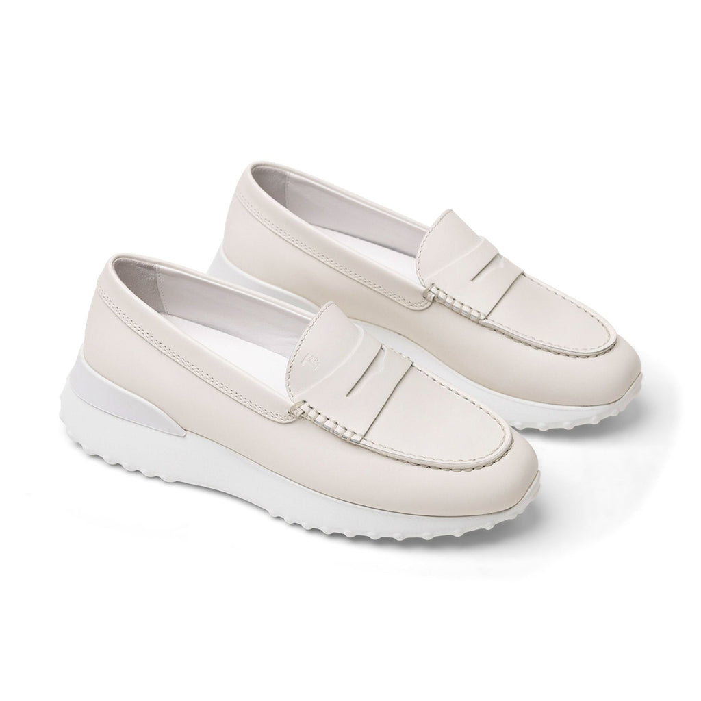 Tod's Rubber-Sole Loafers in WHITE