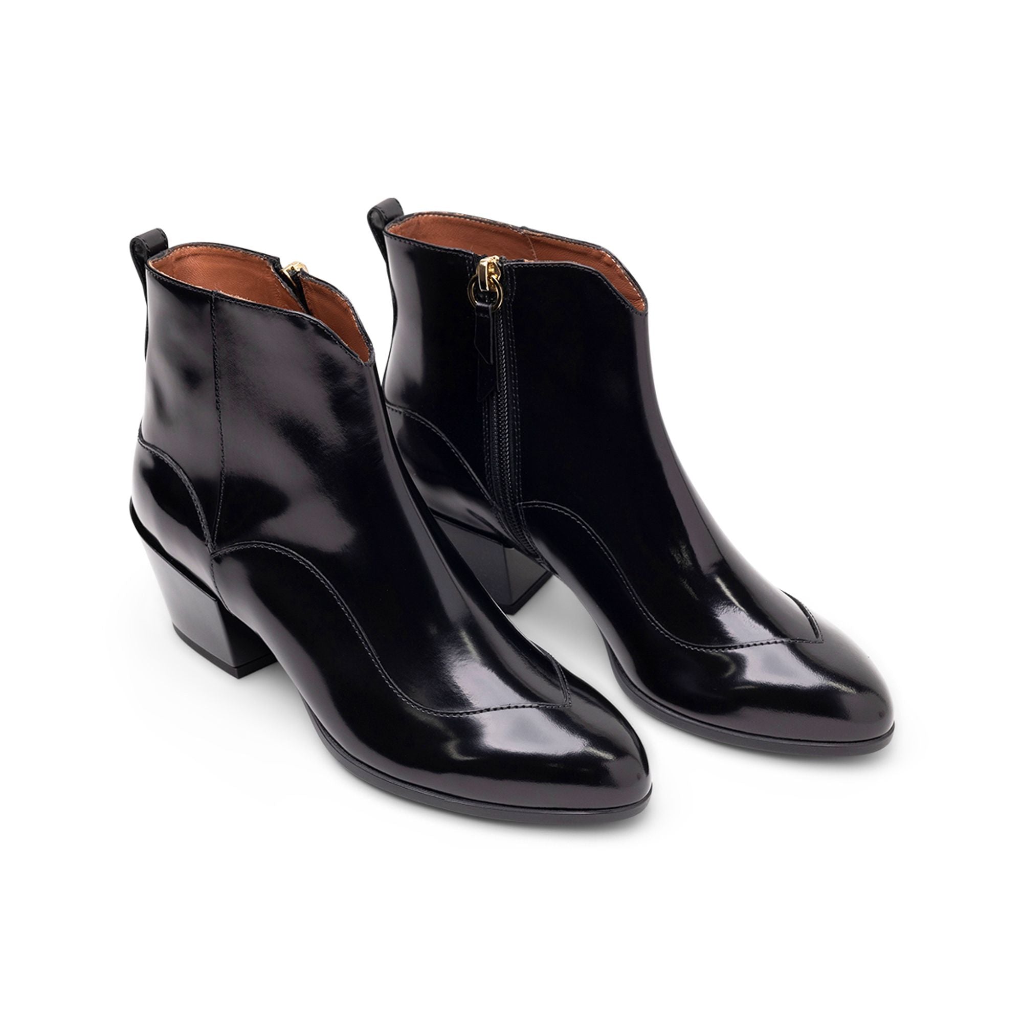 Hogan Max Ankle Boots in BLACK