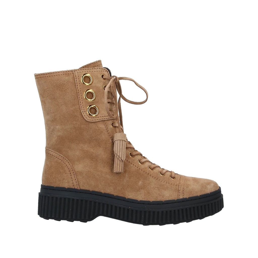 Tod's Leather Ankle Boots in BROWN