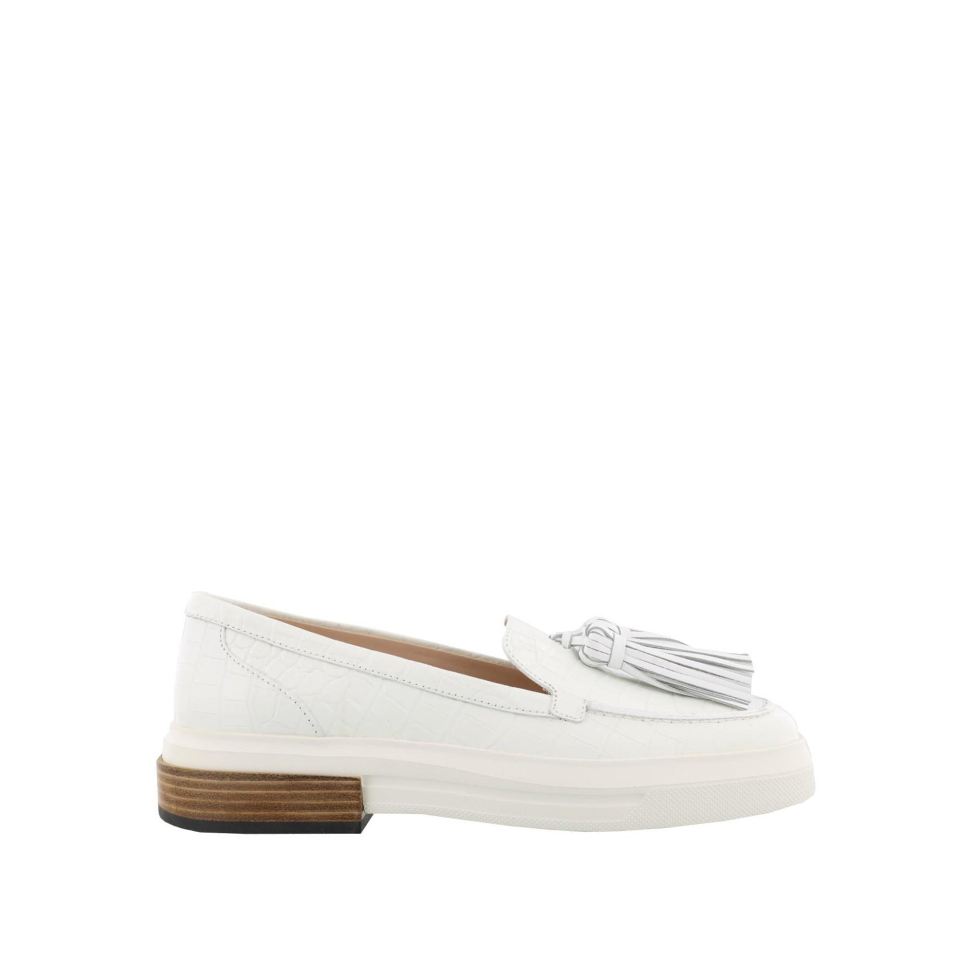 Tod's Tasselled Loafers in WHITE