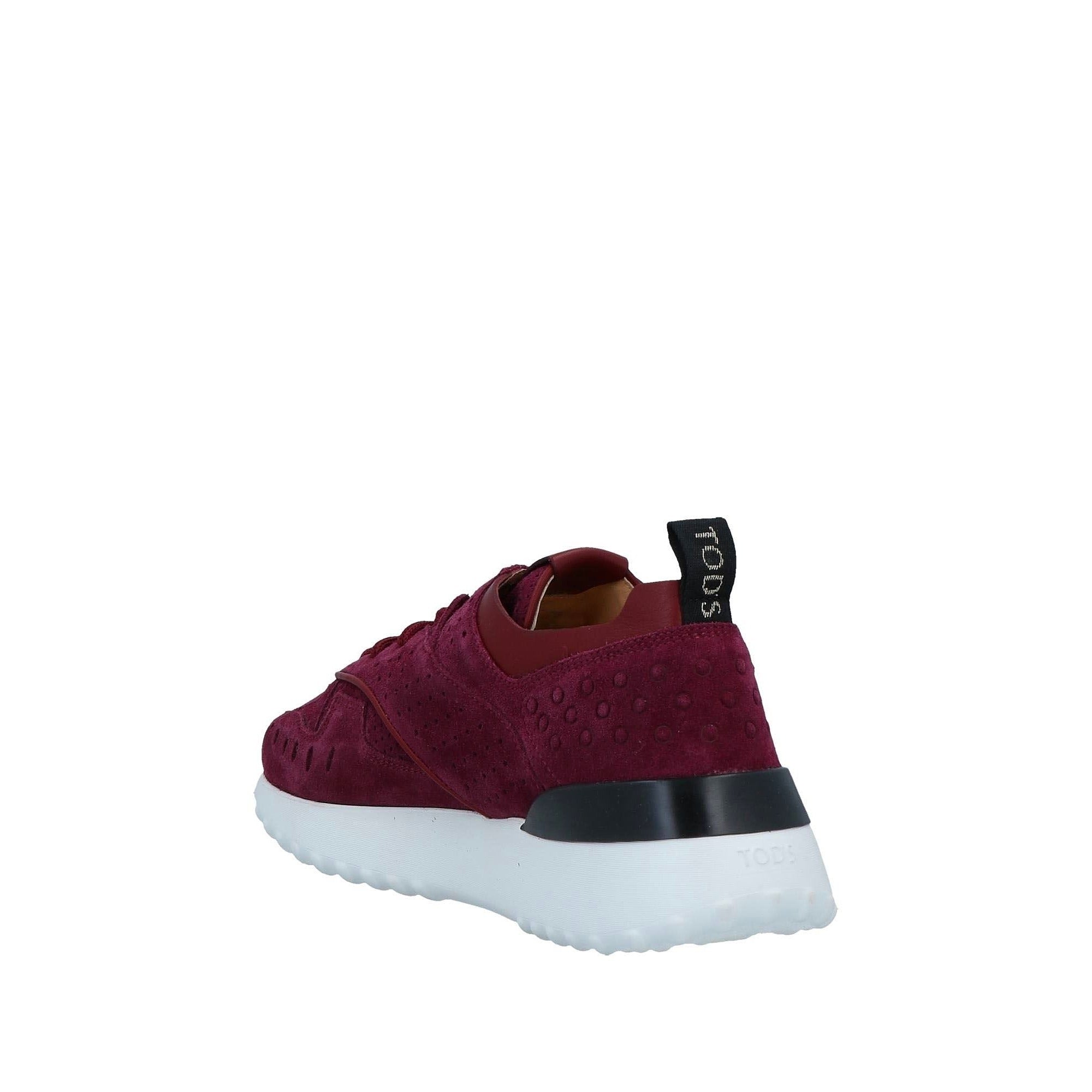 Tod's Fondo Sportivo 80A Allacciata Sneakers in Burgundy