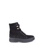 Tod's Lace-Up Combat Boots in BLACK