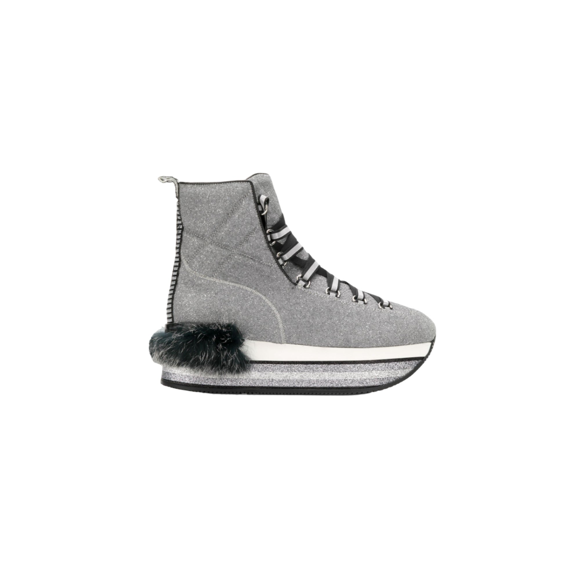Hogan Maxi H222 Snow Boots in SILVER