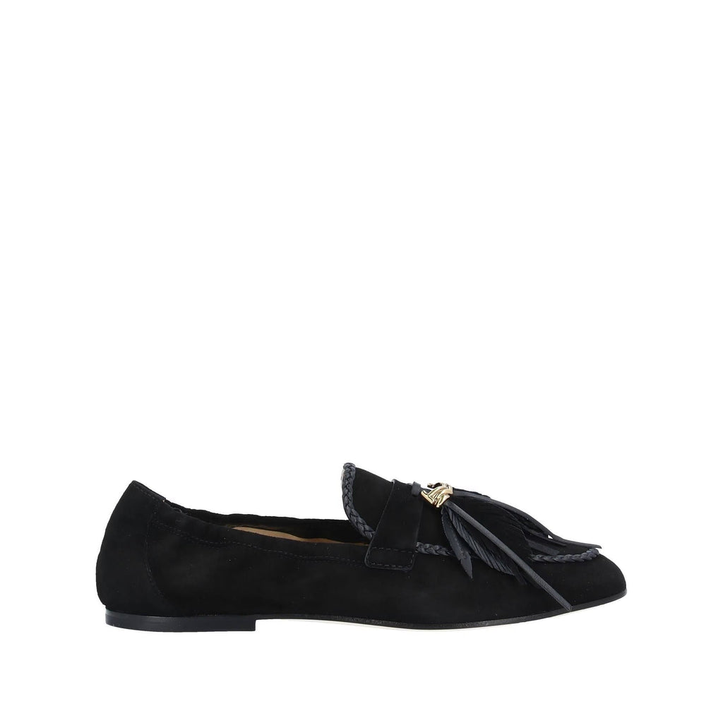 Tod's Feather Appliqué Loafers in BLACK