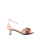 Tod's 50Mm Velvet-Bow Sandals in PINK