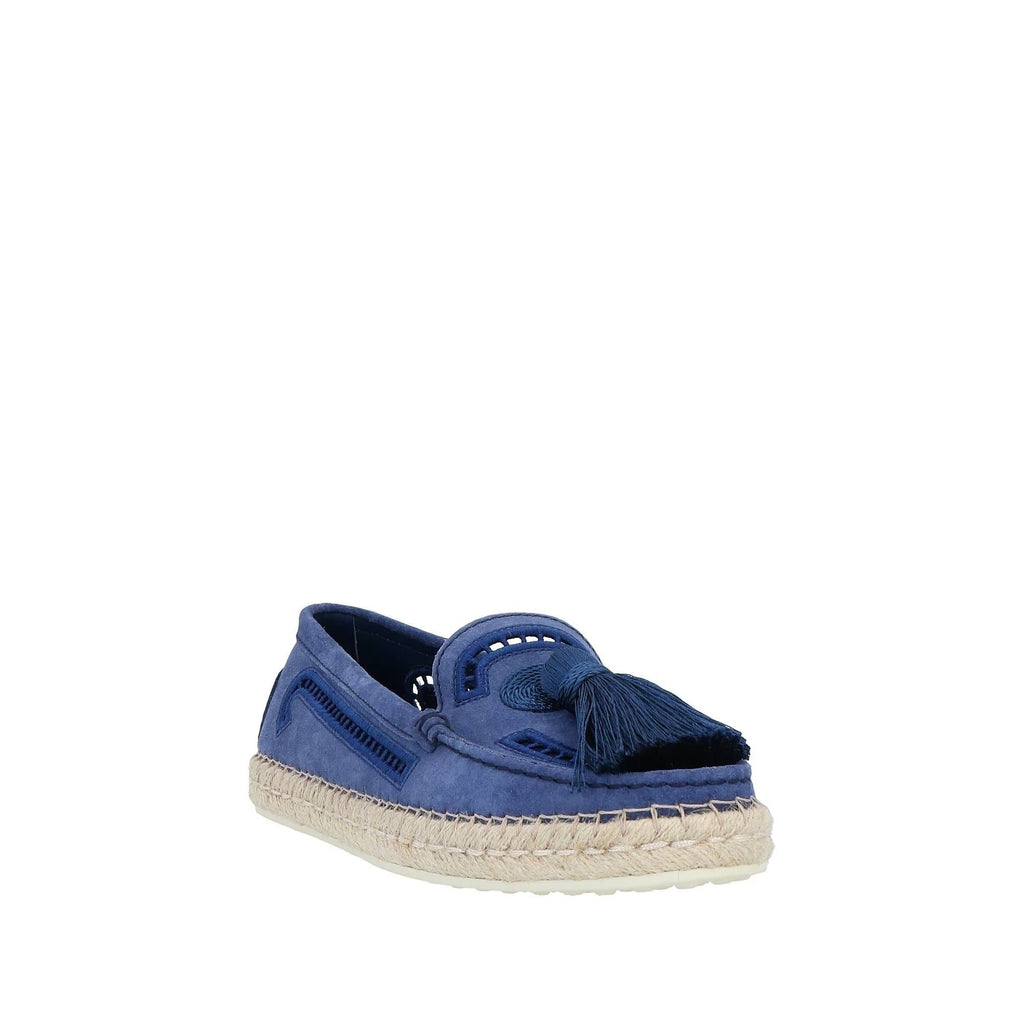 Tod's Tassel Espadrilles in BLUE