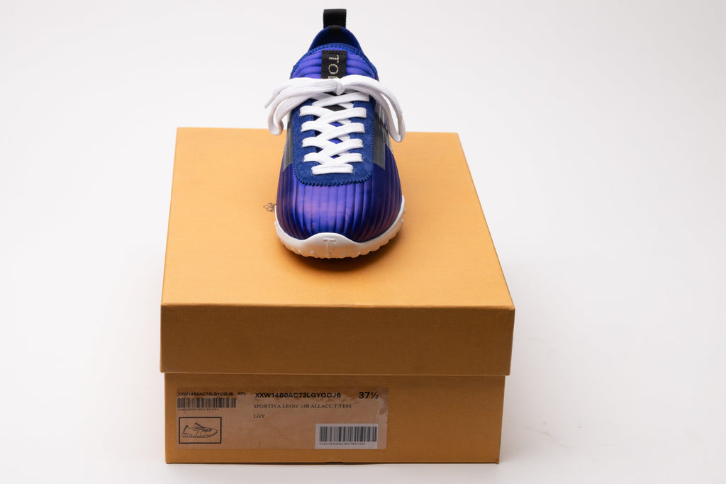 Tod's Logo-Print Sneakers in BLUE