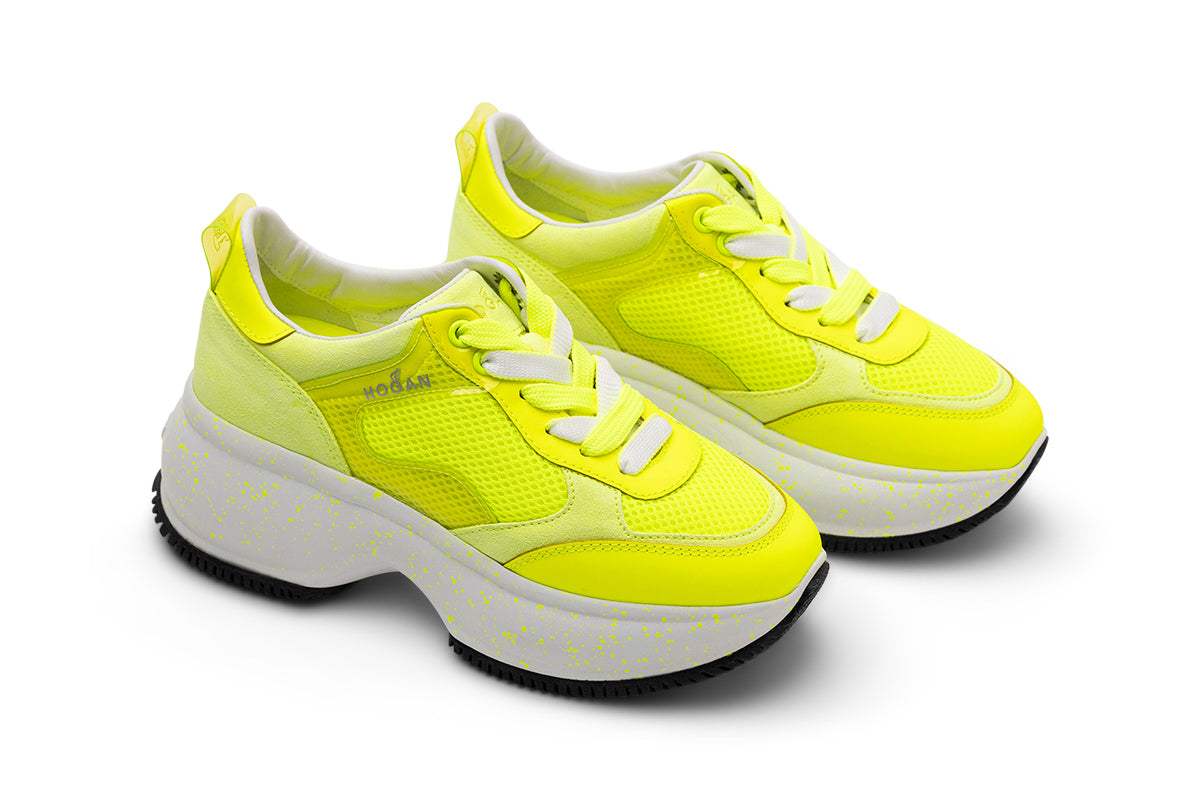 Hogan Platform Sneakers in GREEN