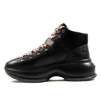 Hogan Chunky Sole Boots in BLACK