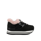 Hogan Maxi H222 Platform Sneakers in BLACK