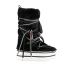 Hogan Faux Fur Snow Boots in BLACK
