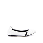 Hogan H511 Flat Ballerina Pumps in WHITE