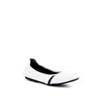 Hogan H511 Flat Ballerina Pumps in WHITE