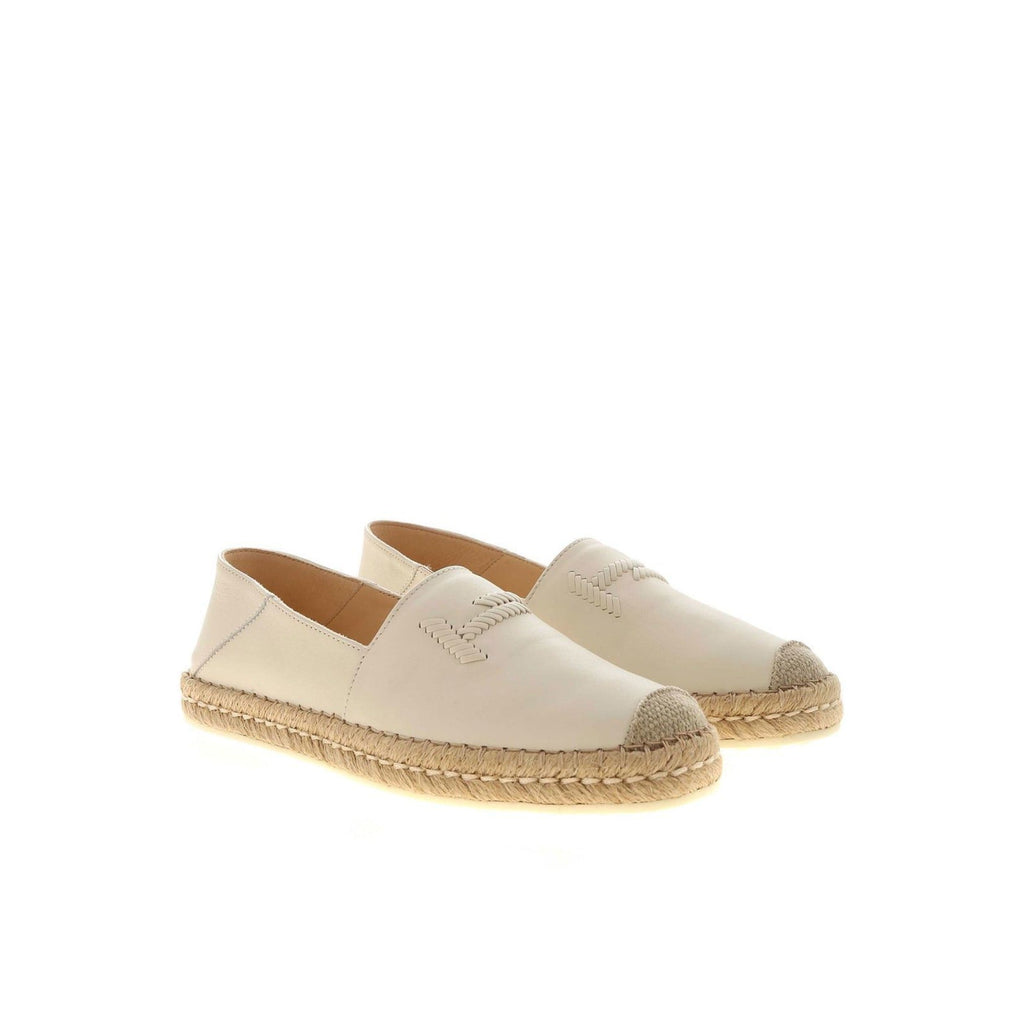 Tod's Stitched Logo Espadrilles