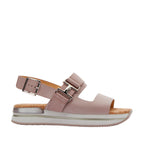 Hogan Leather Sandals in PINK
