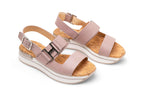 Hogan Leather Sandals in PINK