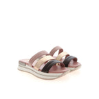 Hogan Triple Strap Sandals in PINK