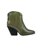 Hogan Leather Ankle Boots in GREEN