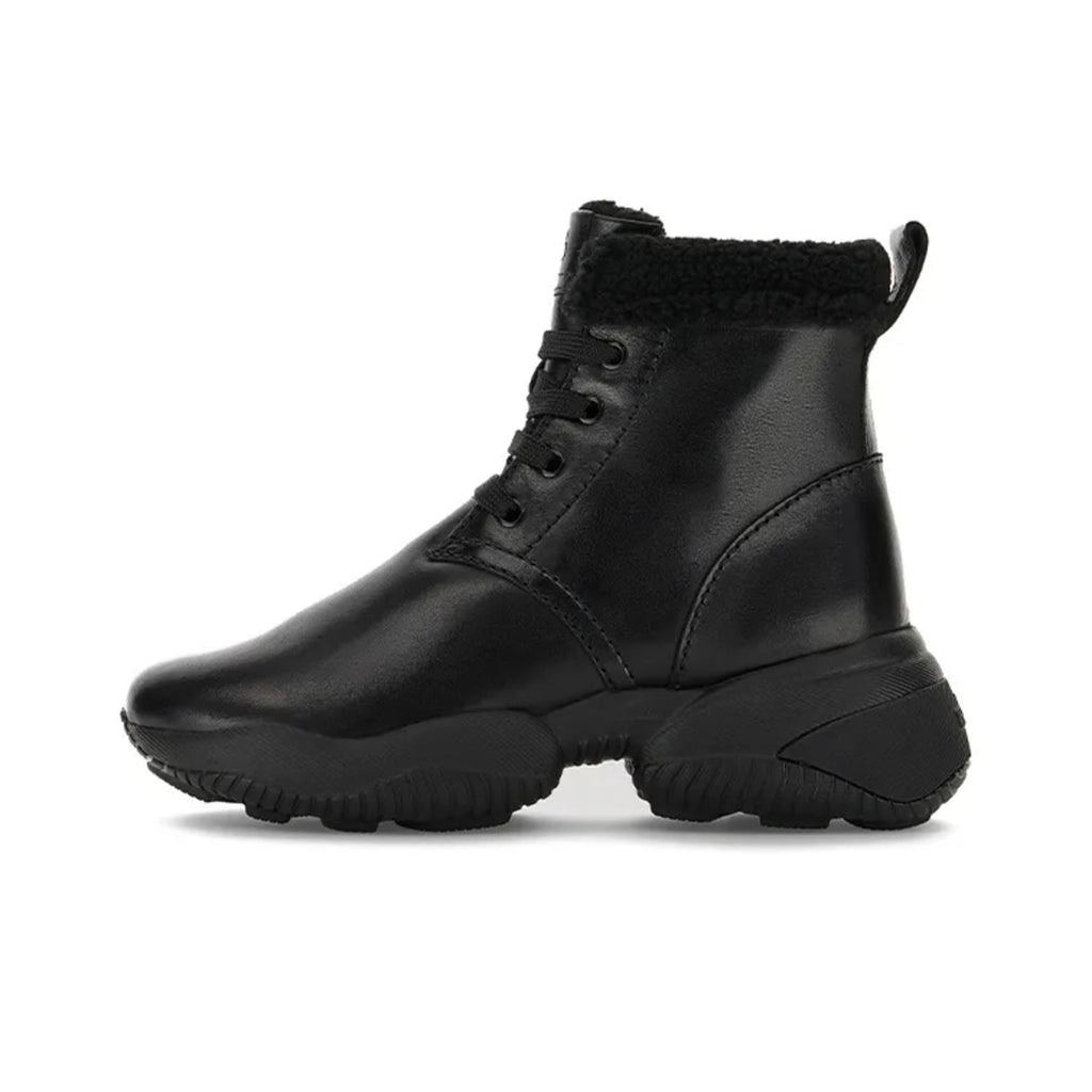 Hogan Interaction Ankle Boots in Black
