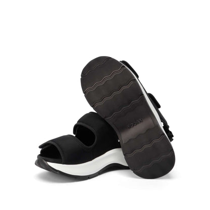Hogan Ladies leather Touch-Strap sandals