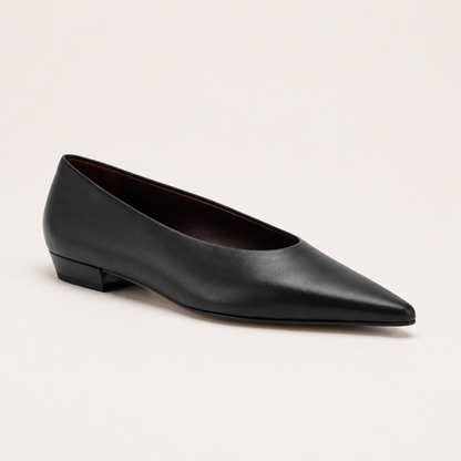 Bottega Veneta Ladies Pointed Ballerina Shoes