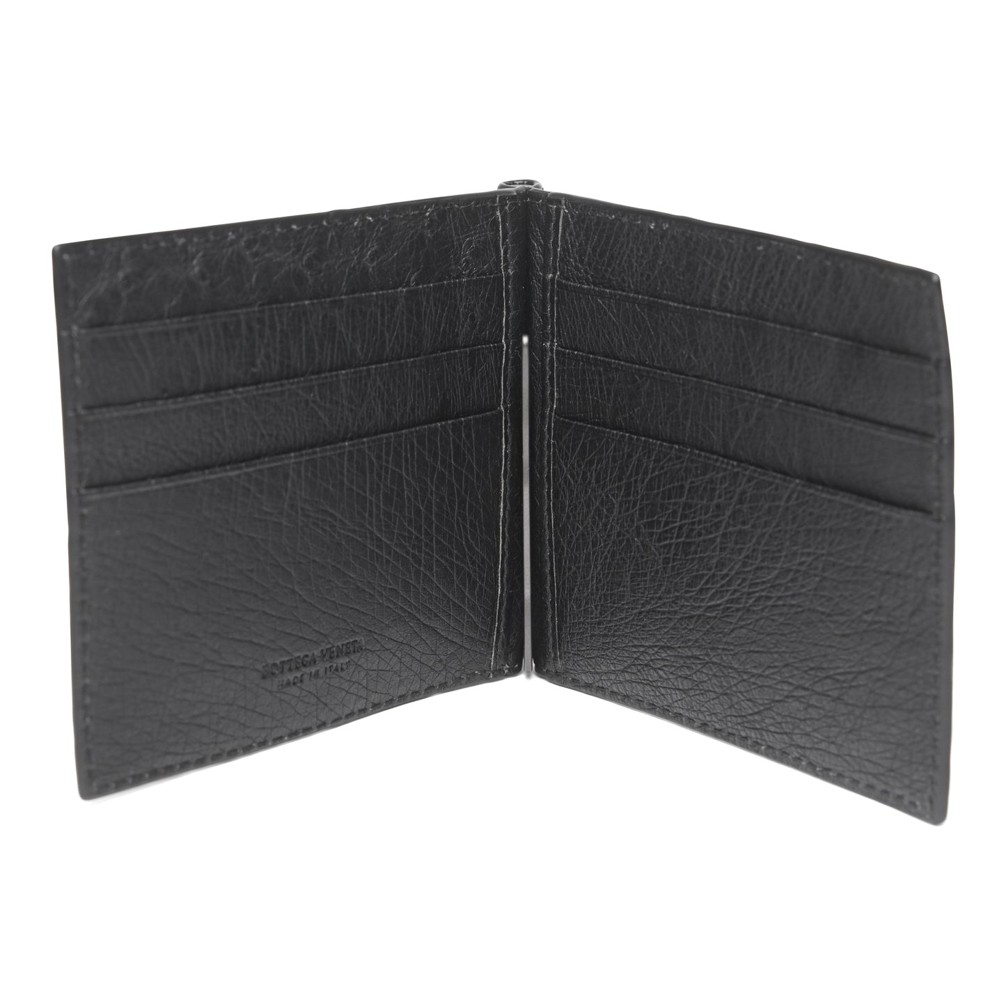 Bottega Veneta Intrecciato Ostrich Bi-Fold Wallet