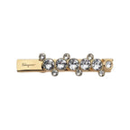 Ferragamo Barr Allstra Rhinestone Hair Clip in Gold