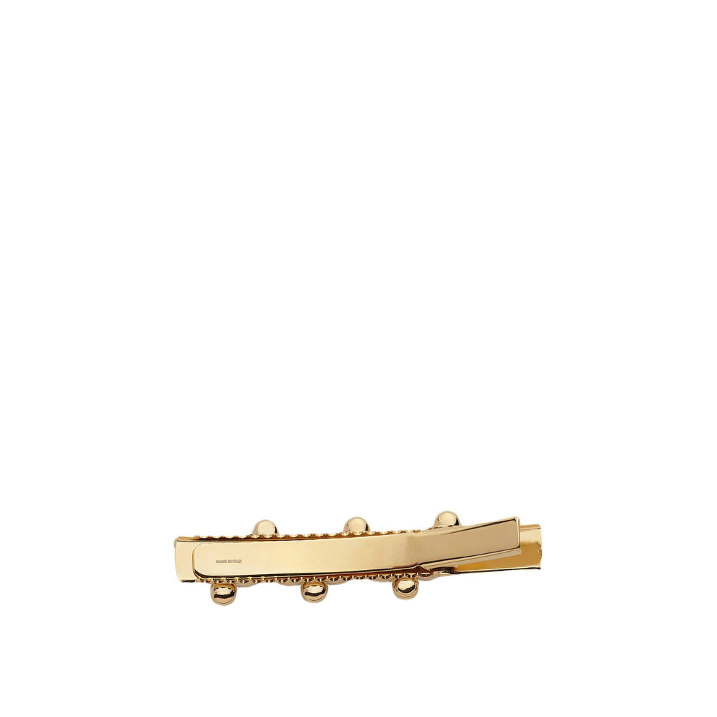 Ferragamo Barr Allstra Rhinestone Hair Clip in Gold