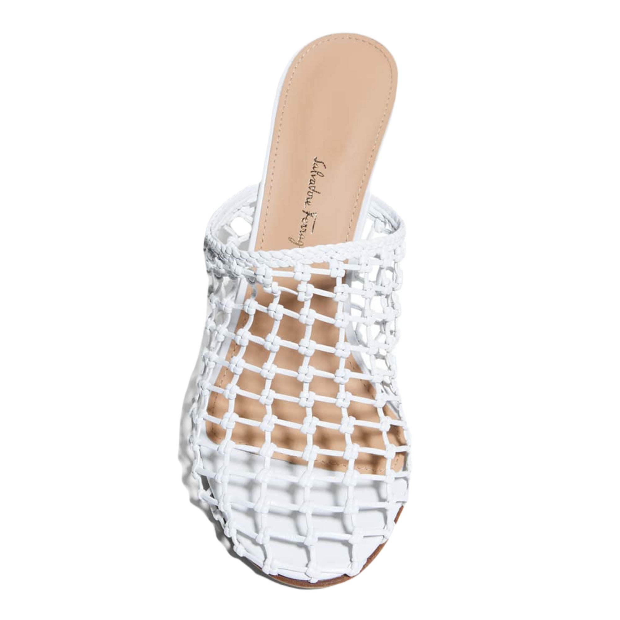 Ferragamo Ellas Mules in NEUTRALS