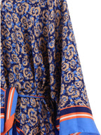 Ferragamo Sanim Poncho in Blue