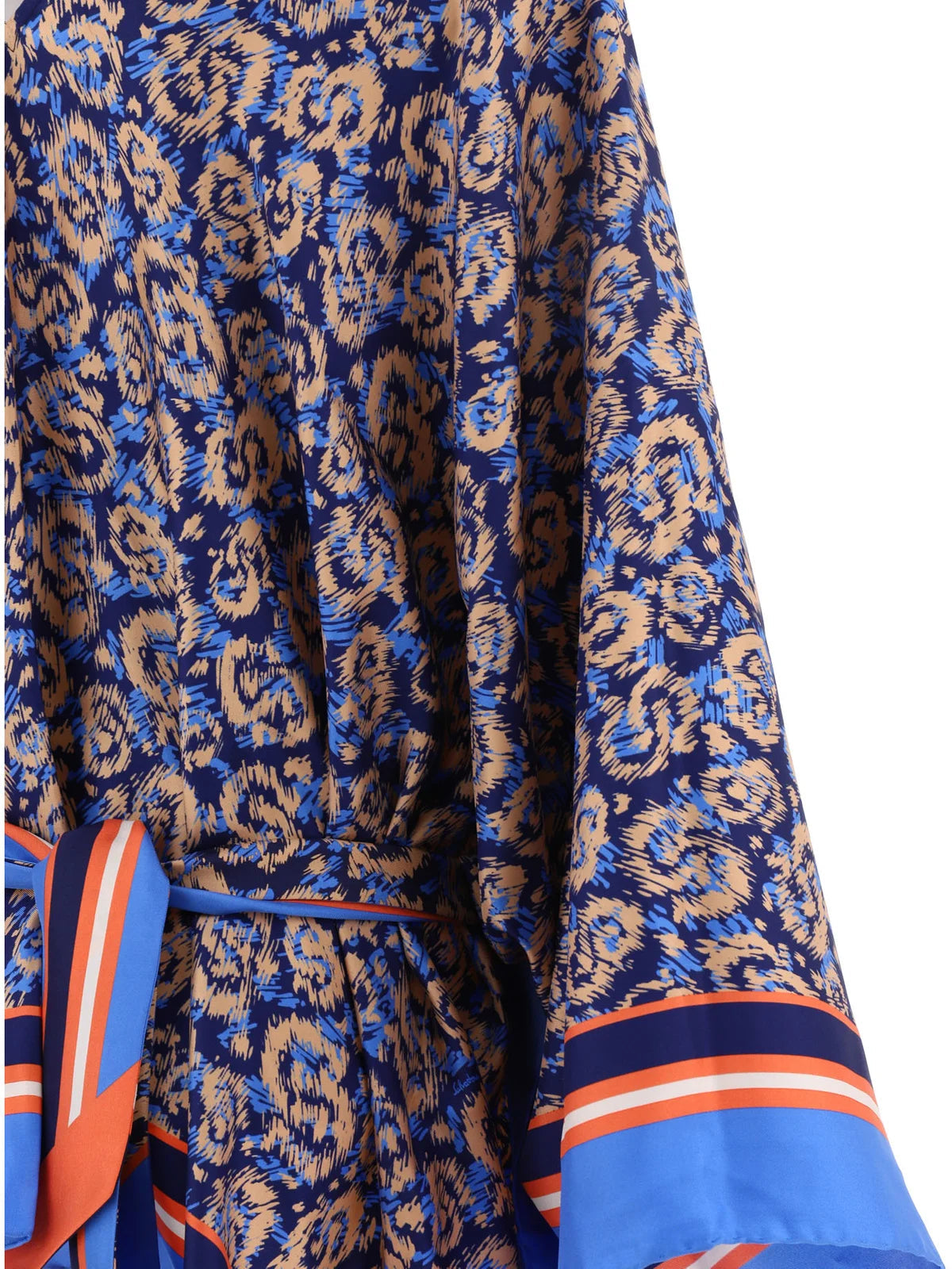 Ferragamo Sanim Poncho in Blue