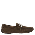 Ferragamo Parigi Eco Men's Driving Loafers in Green