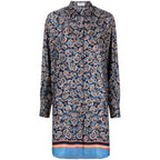 Ferragamo Floral-print Oversized Silk Shirt