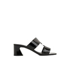 Ferragamo Double-Strap Sandals in BLACK