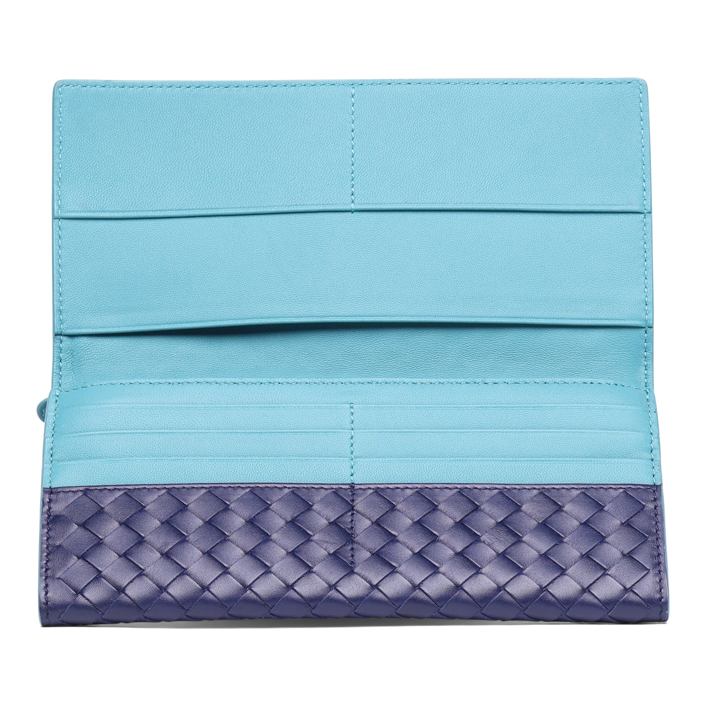 Bottega Veneta Intrecciato Long Leather Wallet