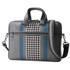 Bottega Veneta Briefcase Men's Intrecciato Leather Business Bag in Grey